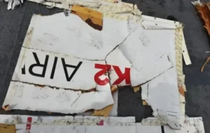 Search teams conduct recovery operations after the K2 Airways cargo plane crash near Karachi.v