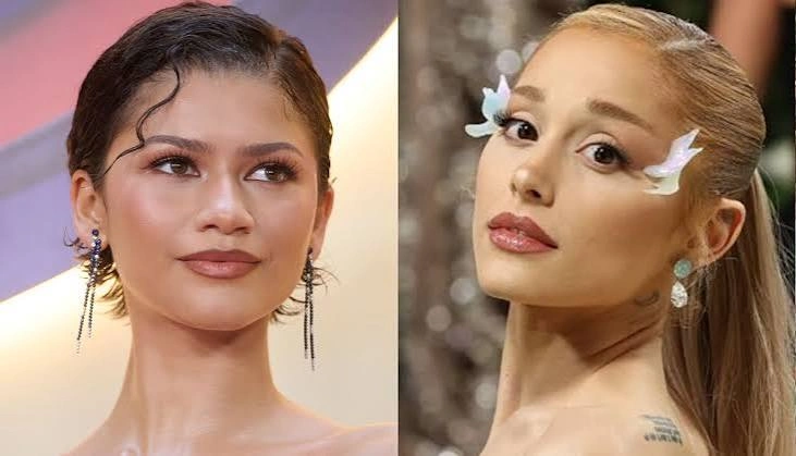 Zendaya attending Ariana Grande's concert in Brooklyn ahead of The Odyssey premiere.