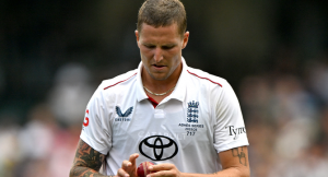 Brydon Carse during England cricket training amid investigation before Pakistan Test