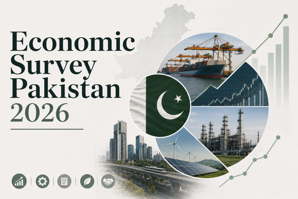Line graph showing Pakistan's GDP growth rate rising and falling across the past decade