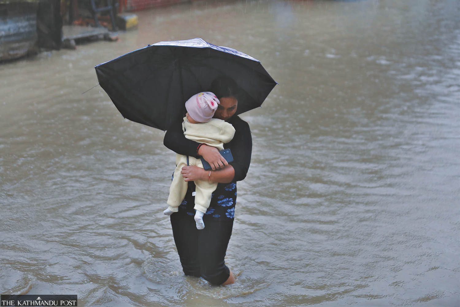 Flooded streets in Lahore Pakistan during the relentless monsoon rains of 2026 as NDMA issues flood warnings across Punjab and KP.