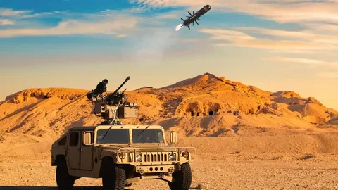 Indian Army soldier with FGM-148 Javelin anti-tank missile launcher