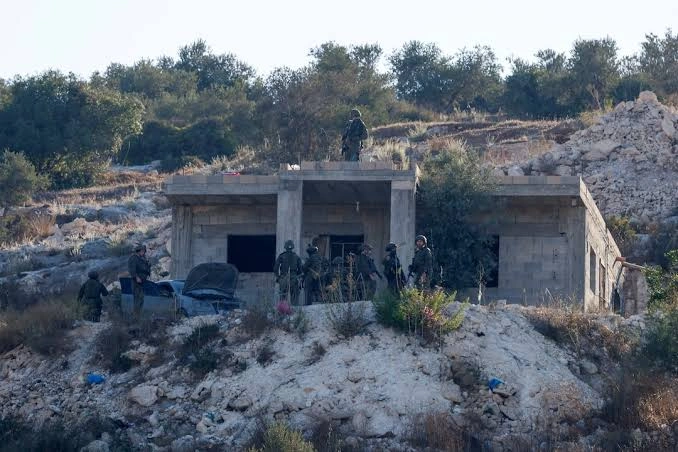 Israeli airstrike in Jenin West Bank