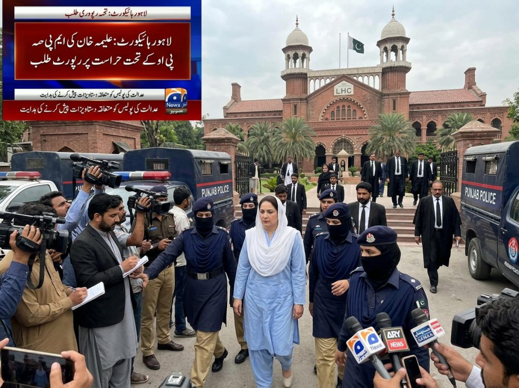 Aleema Khan, sister of former Pakistan PM Imran Khan, at the center of an ongoing legal dispute over her detention