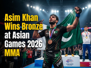 Asim Khan bronze medal Asian Games 2026 Modern MMA -60kg semi-final