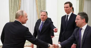 Steve Witkoff and Jared Kushner meet Vladimir Putin in Moscow during Ukraine peace talks