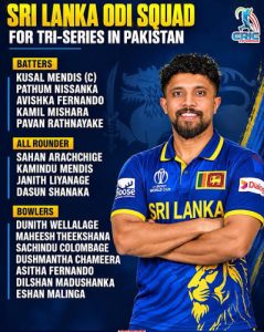 Sri Lanka cricket team players in action ahead of the ODI tri-series in Pakistan